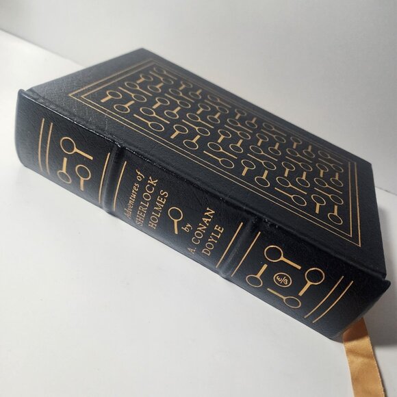 EASTON PRESS 1981 "THE ADVENTURES OF SHERLOCK HOLMES" BY A. CONAN DOYLE Leather - Picture 1 of 11